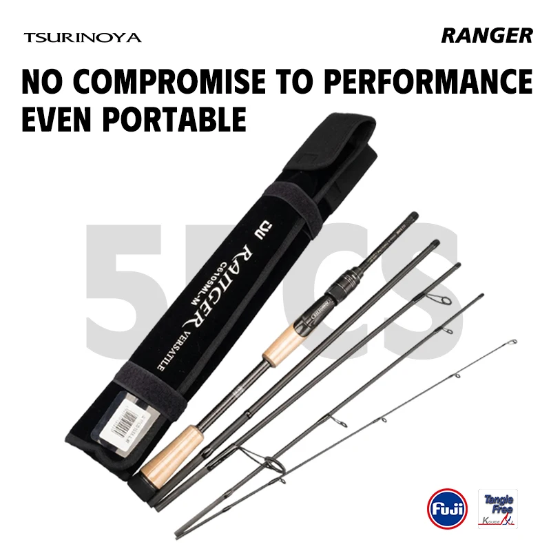 TSURINOYA Ranger portátil caña de carbono para baitcasting y spinning - imagen 2