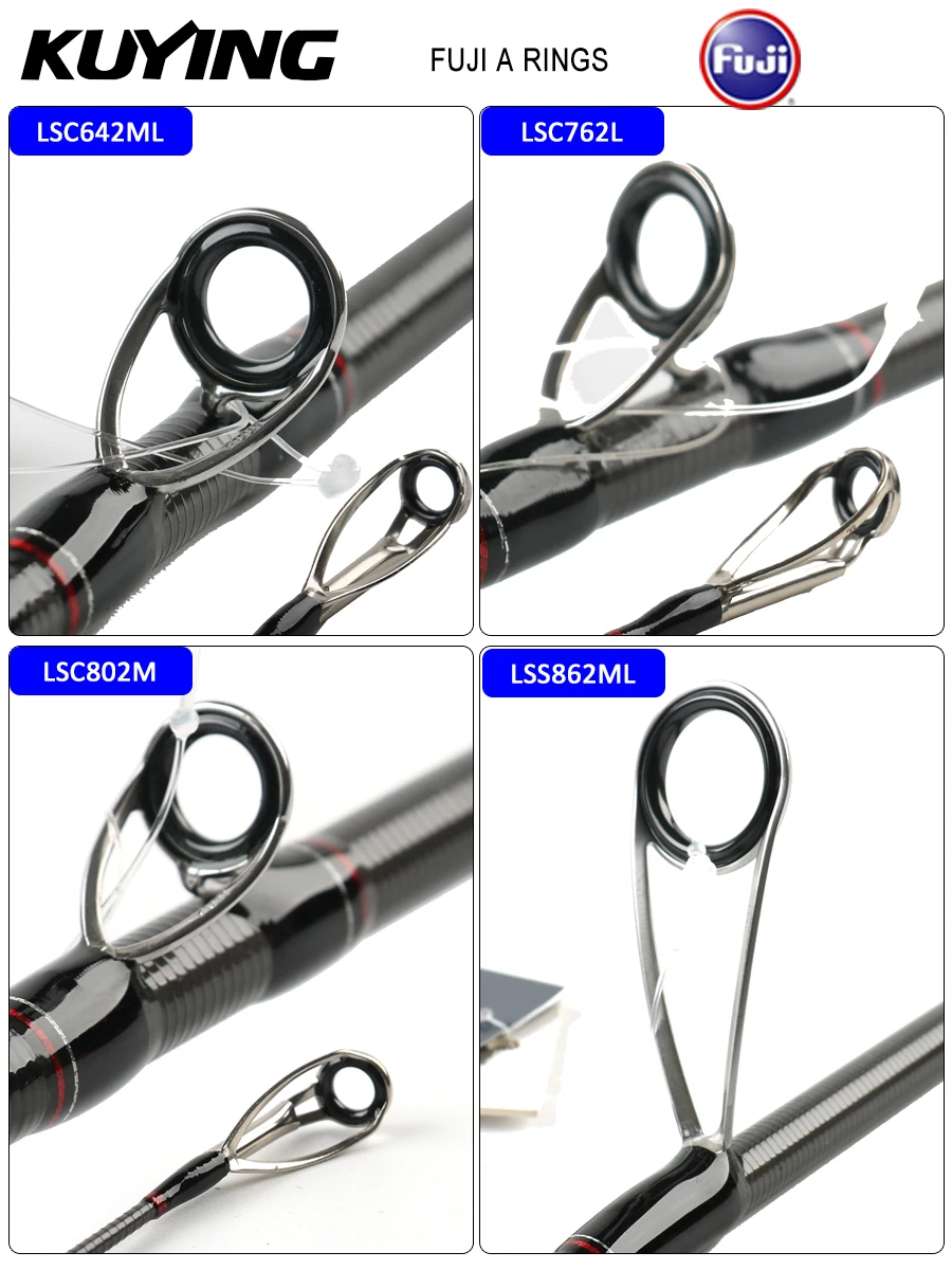 Montaje y compatibilidad para spinning/casting