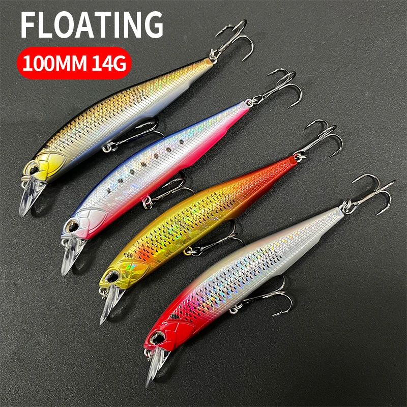 Jerkbait flotante de señuelo duro para pesca, cebo artificial - imagen 4