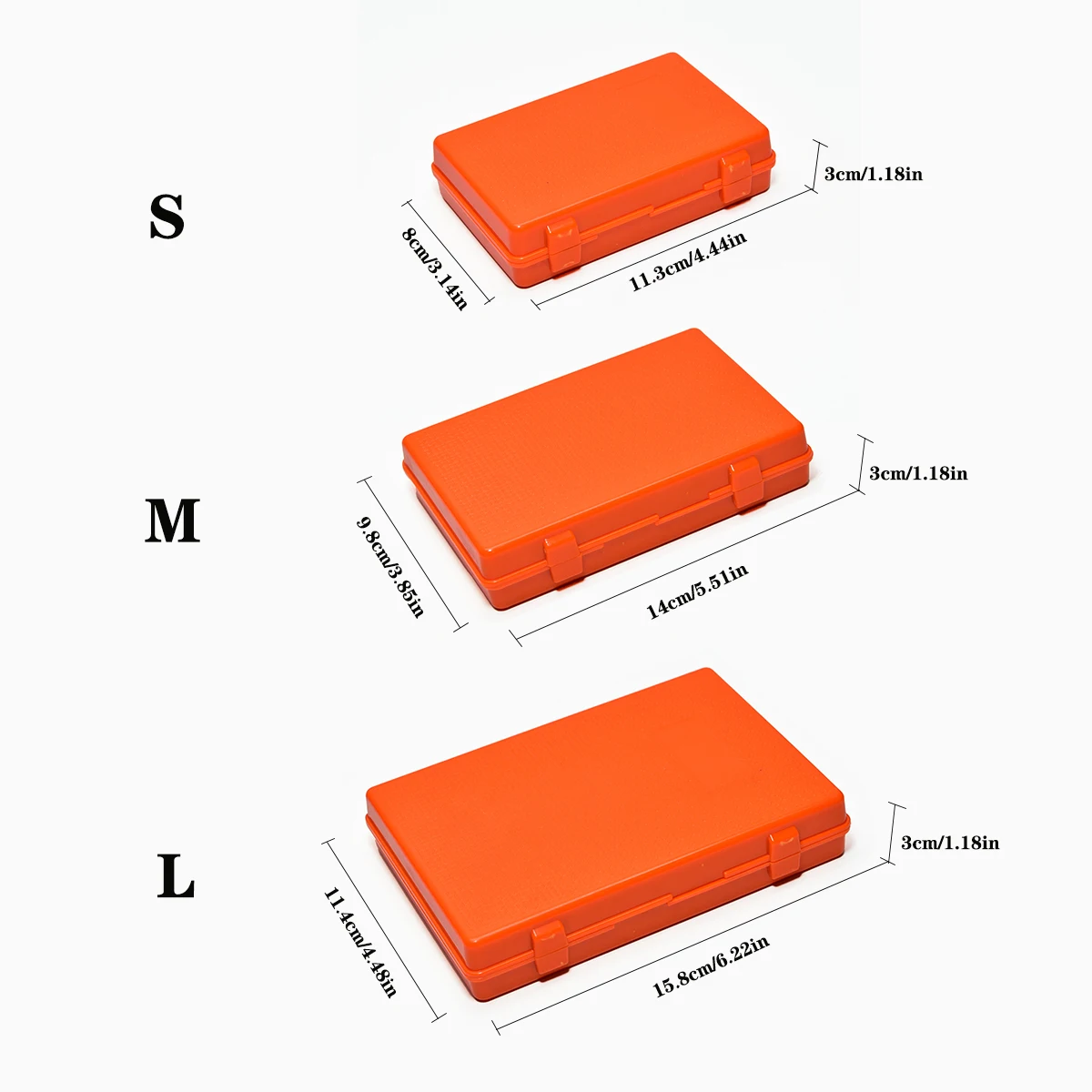 Caja de pesca resistente a salpicaduras