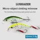 Señuelos duros Micro Sinking Minnow 52 mm 3,8 g – agua dulce y salada - imagen 2