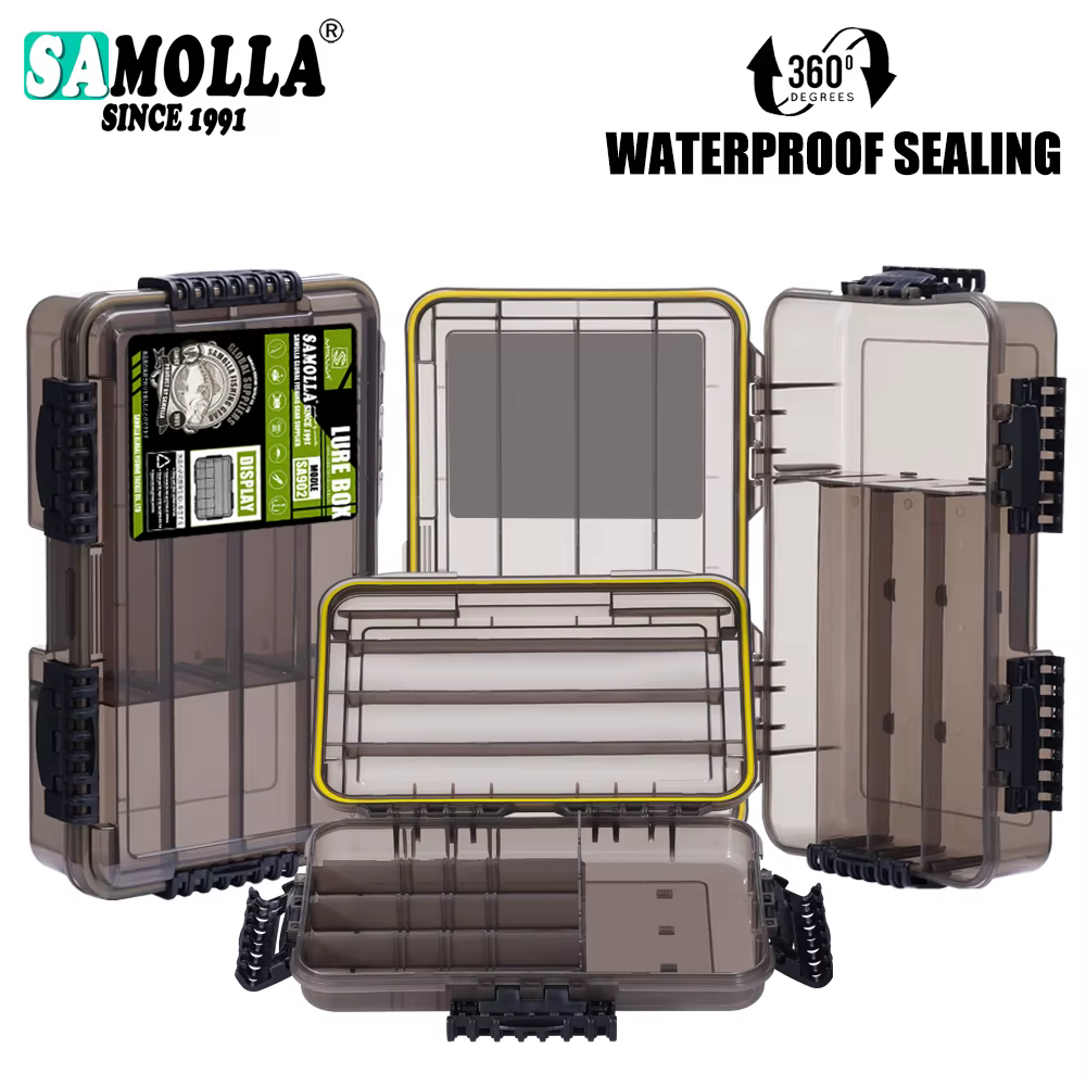 Samolla Caja Impermeable Grande Nueva para Aparejos de Pesca Portátil