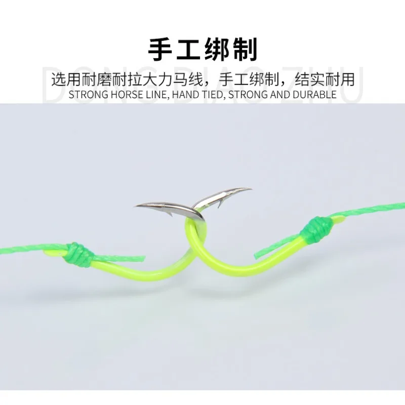 Anzuelos de pesca con resorte fluorescentes anti-enredos para carpa - imagen 3