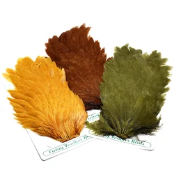 Plumas Hackle de gallina americana en varios colores para moscas