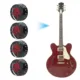Perillas para guitarra eléctrica calavera negro y rojo, tono-volumen - imagen 4