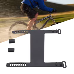 Guardabarros de silicón negro para tija de sillín de bicicleta