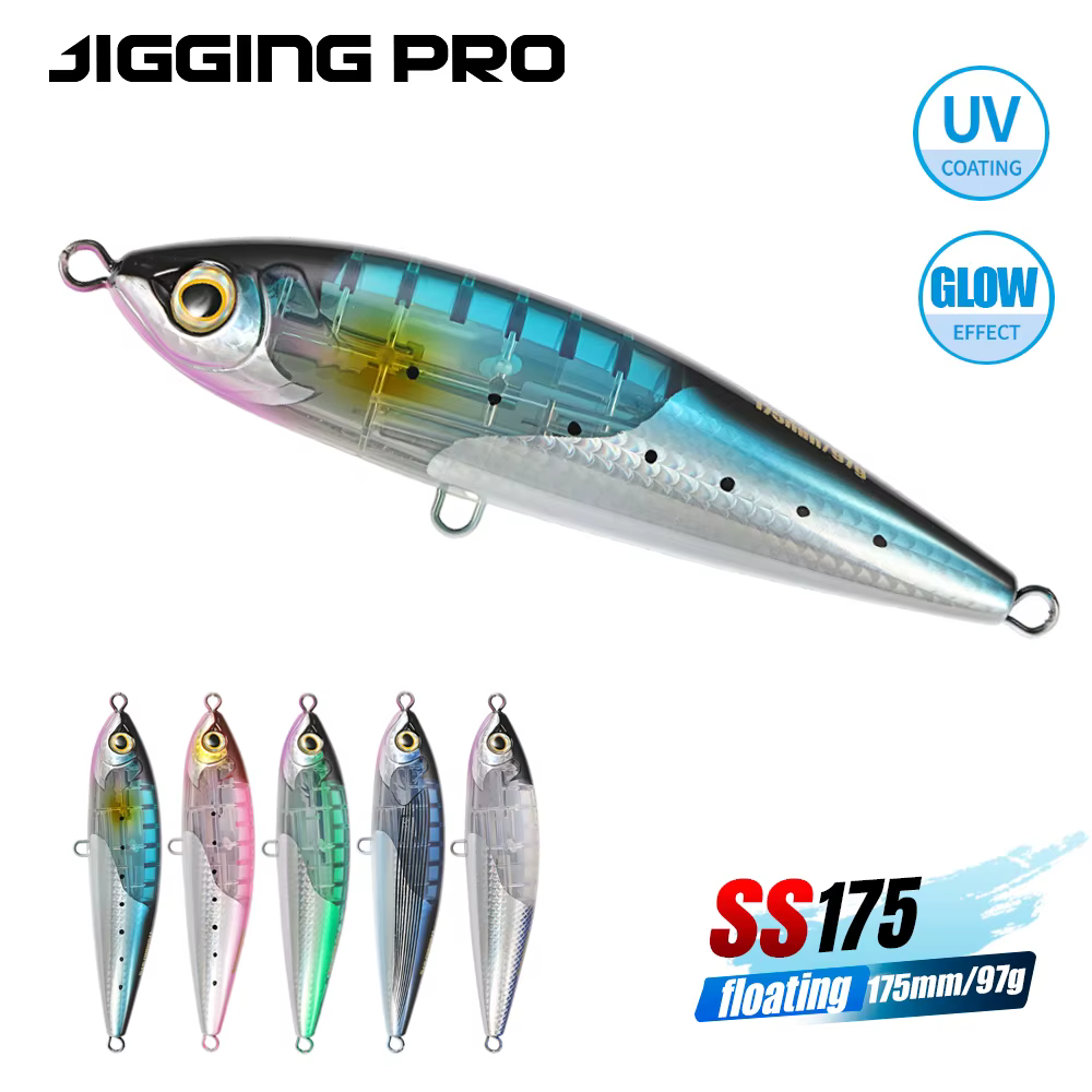 Jigging Pro SS175 señuelo de superficie UV para atún y GT - imagen 3