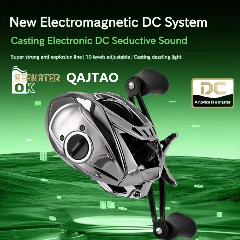 Carrete QAJTAO Freno Electrónico – Agua Dulce y Salada - imagen 4