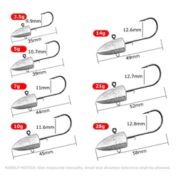 Anzuelos Jig Head MrLurion para vinilo – montaje depredadores