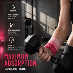 Pulseras deportivas elásticas con textura, bucle y gran transpiración