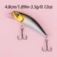 Señuelo swimbait minnow hundible para lubina y lucio