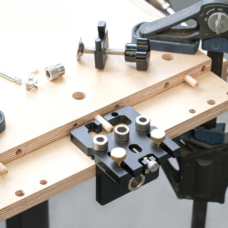 Plantilla de perforación ajustable multifunción para madera - imagen 2