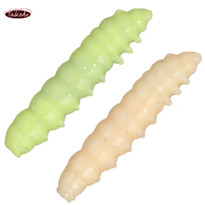 TAKEDO LD02 Señuelo flotante grub TPE suave UV con insecto Luminoso - imagen 3