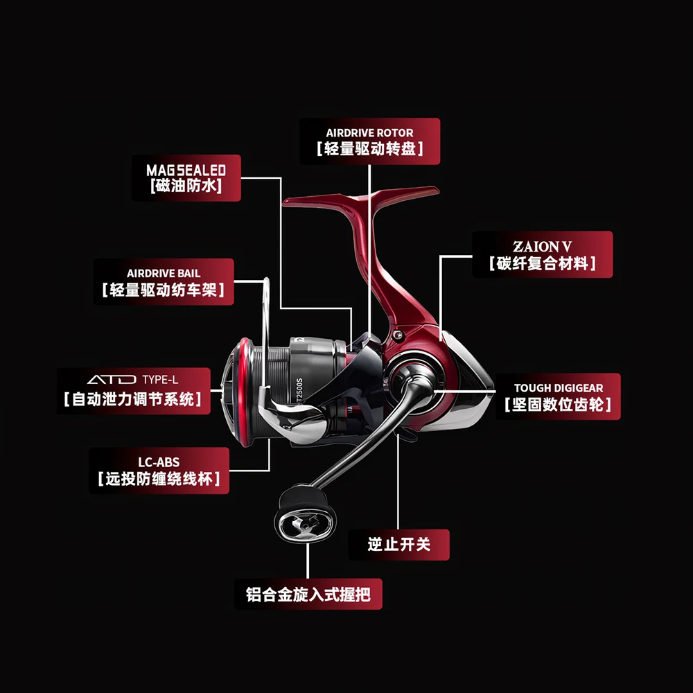 Carrete baitcasting DAIWA FUEGO CS LT con control de arrastre - imagen 5