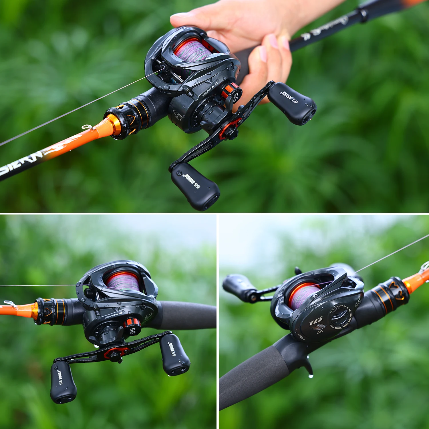 Sougayilang ORG-DC iDC Carrete Baitcasting con bobina CNC perfil bajo - imagen 2