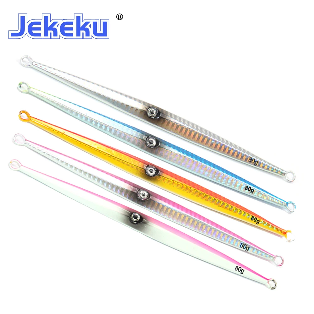 Señuelo wobbler metálico JEKEKU para agua salada y mar