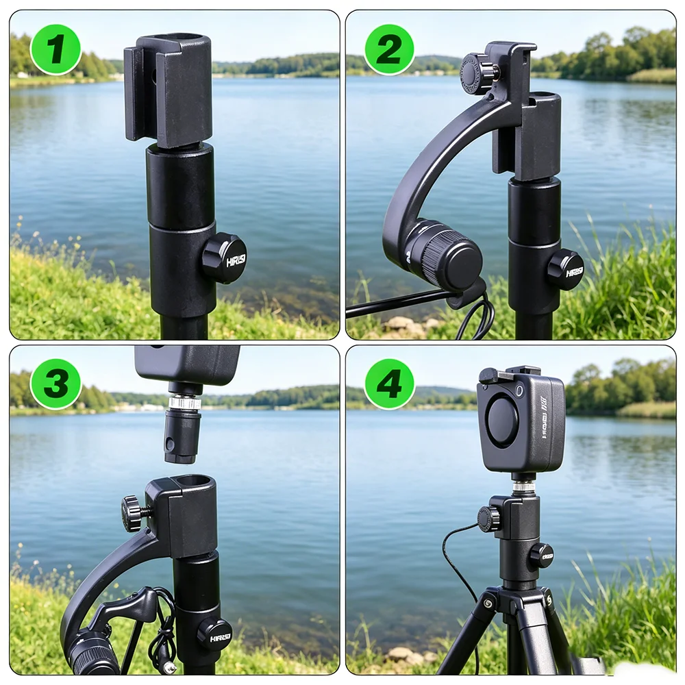 Hirisi B2030 swingers LED para pesca de carpa, indicadores de picada - imagen 2