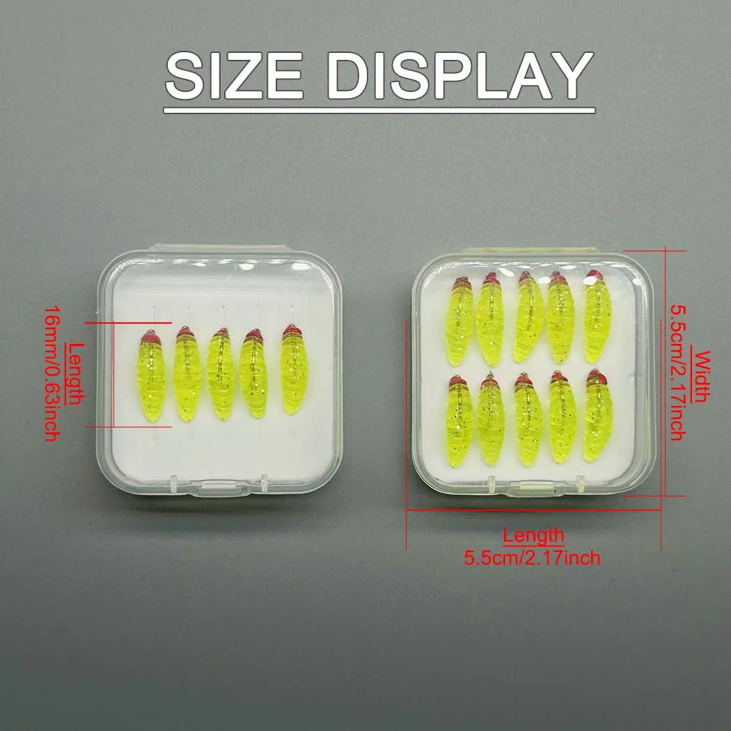 Fliegenbox para transportar y ordenar las moscas