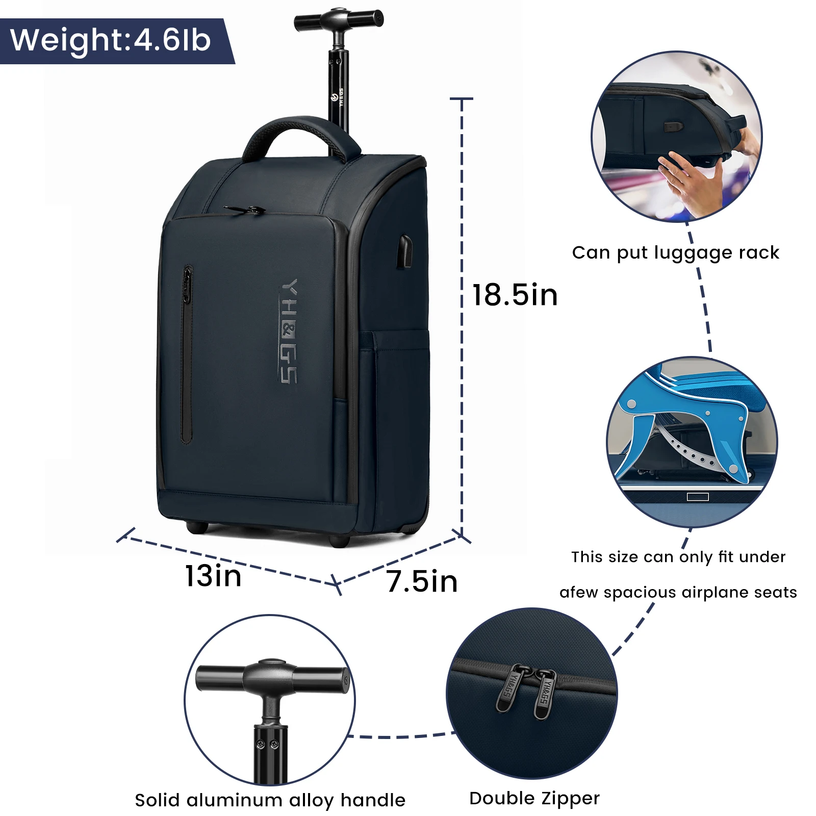 Mochila RUCYEN para portátil y viajes de negocios