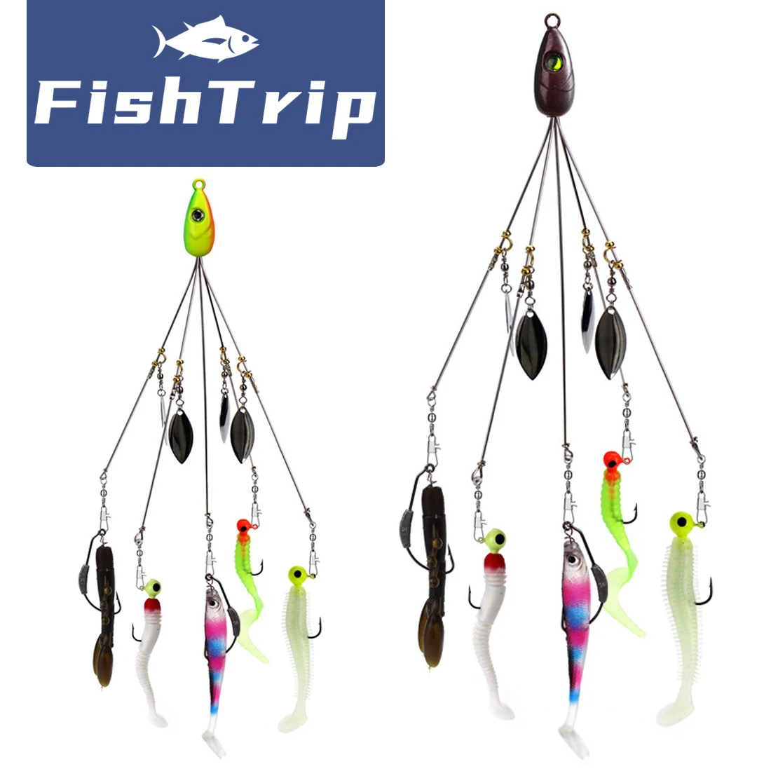 FishTrip Alabama Umbrella Rig – Señuelo para curricán