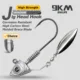 Anzuelos Jig Head Underspin 9KM – Para vinilo y lubina - imagen 3