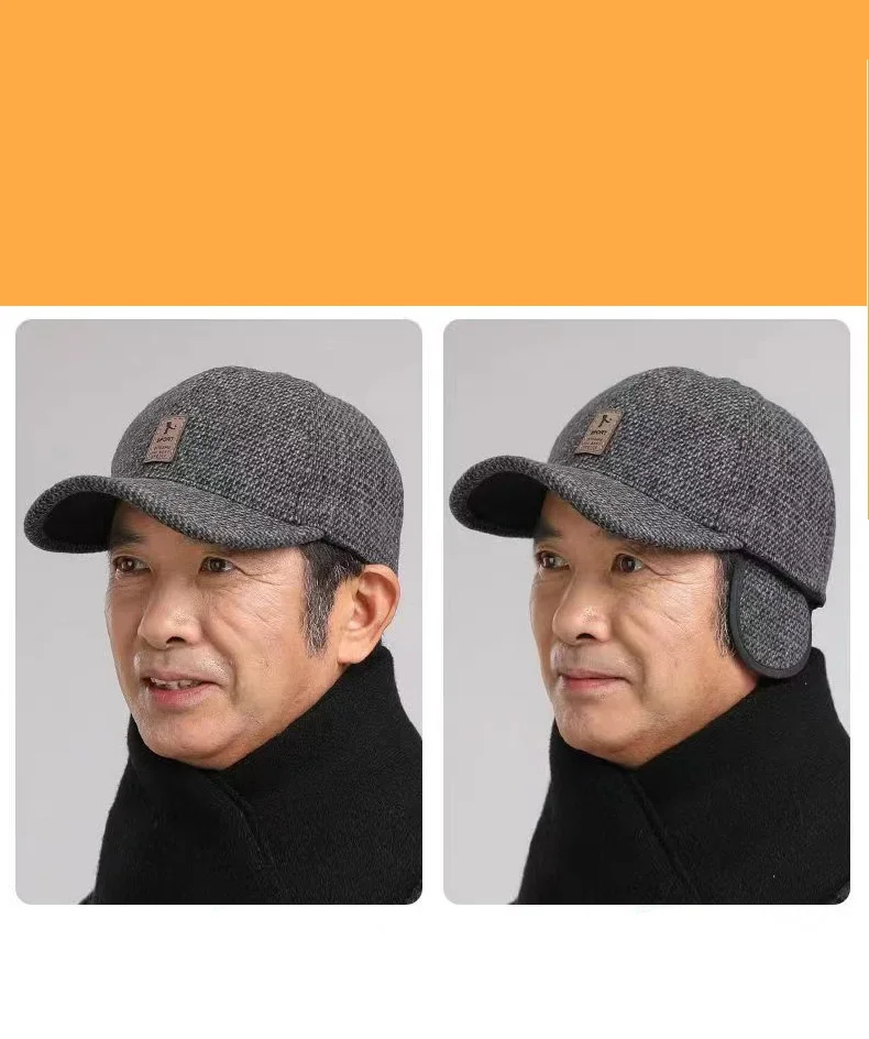 Uso de la gorra en exteriores, vista trasera