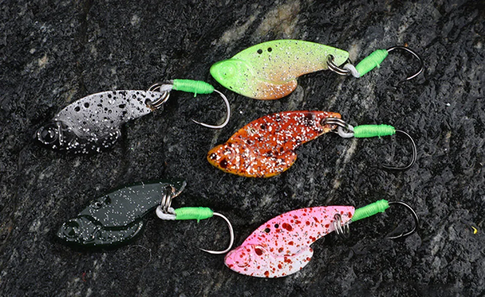 Señuelo Mini VIB Metal visto desde arriba