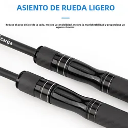 Caña telescópica Deukio Mini Shrink en carbono ultraligero
