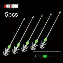 Ackibbik Anzuelos Luminosos para Calamar – Acero Inoxidable