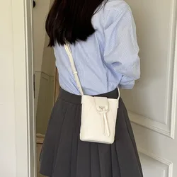 Bolso cruzado mujer compacto liso ligero con gran capacidad