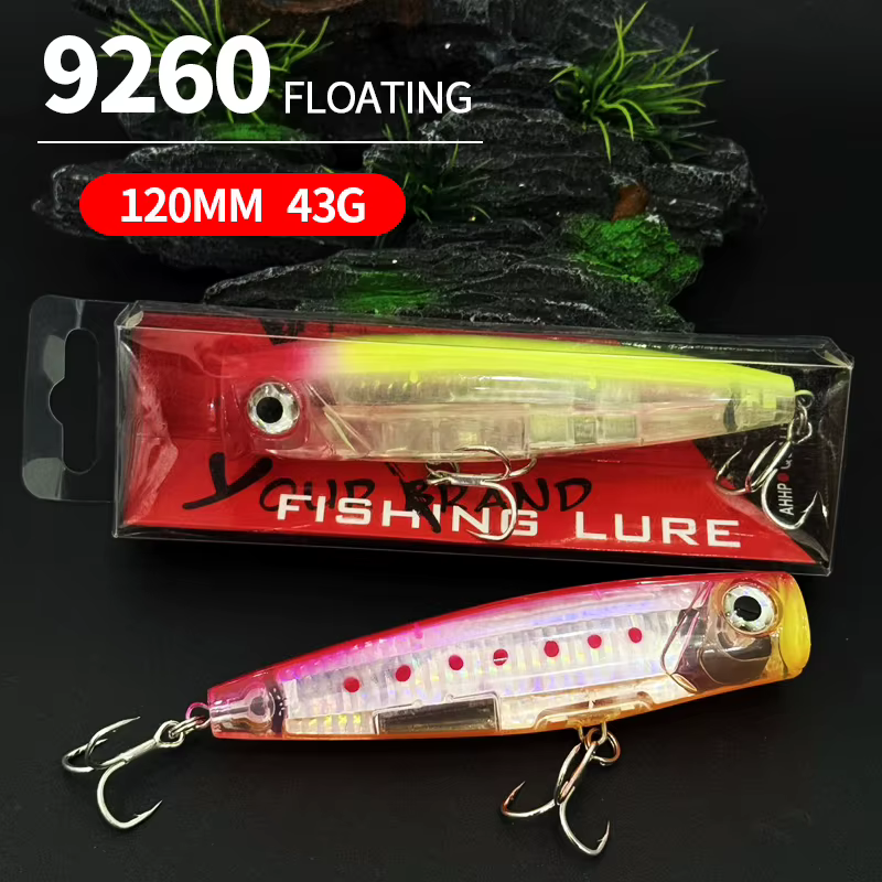Wobbler flotante 120 mm para GT y atún – Señuelo de agua salada - imagen 2