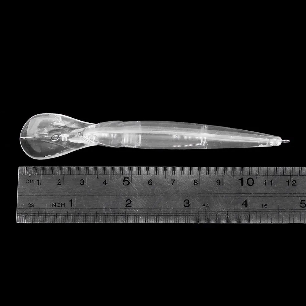 Señuelo Jerkbait Wobbler Minnow transparente para pintura personalizada - imagen 5