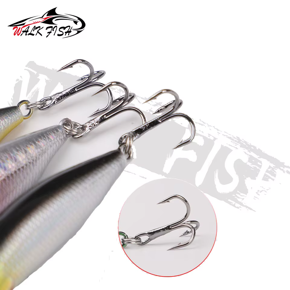 Crankbait Walk Fish 5cm – Señuelo superficie walk para lubina y trucha - imagen 4