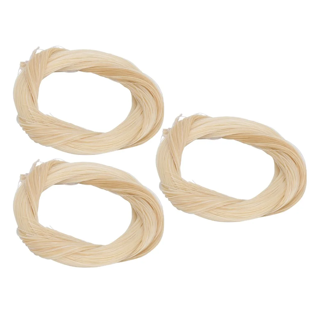Lazos de pelo para violín duraderos blancos genuinos - imagen 2