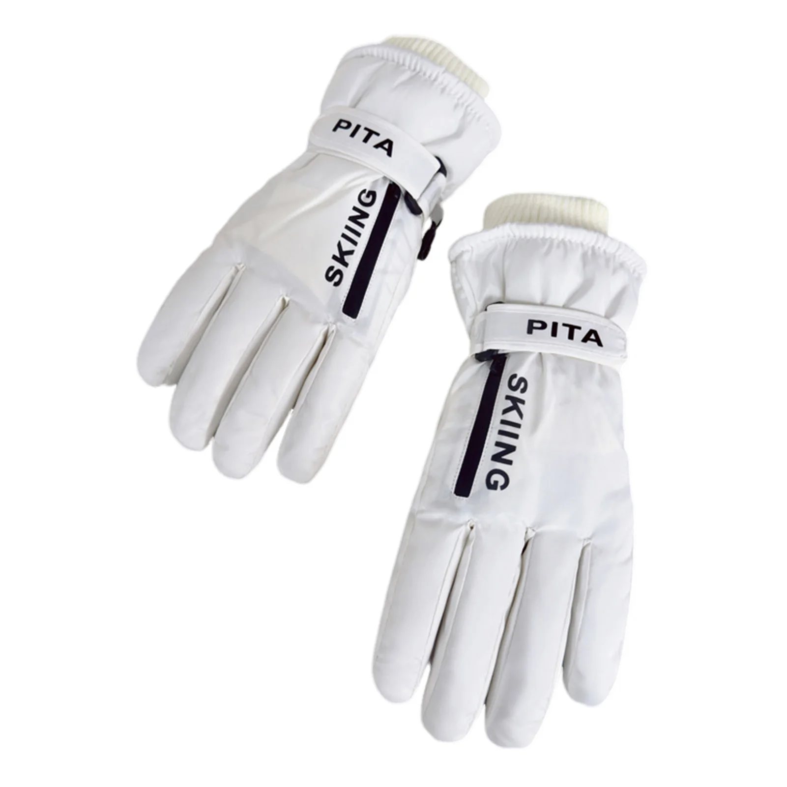 Guantes de esquí con diseño práctico