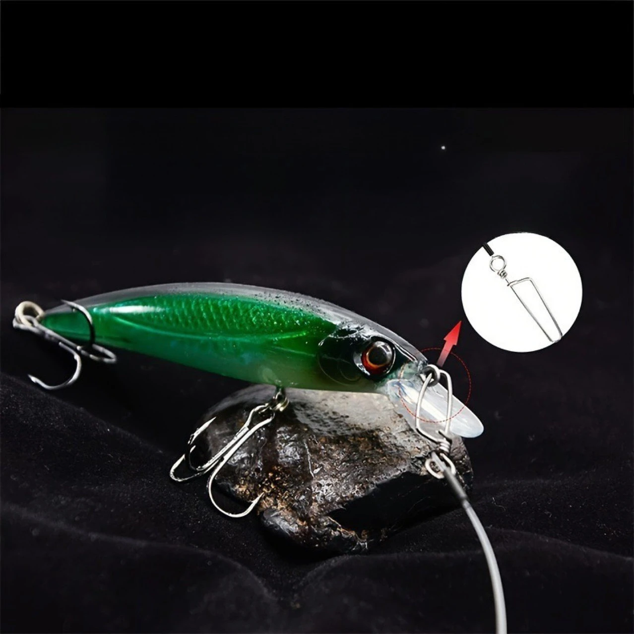 Líneas de pesca con esmerillones y mosquetones para agua salada/dulce - imagen 5
