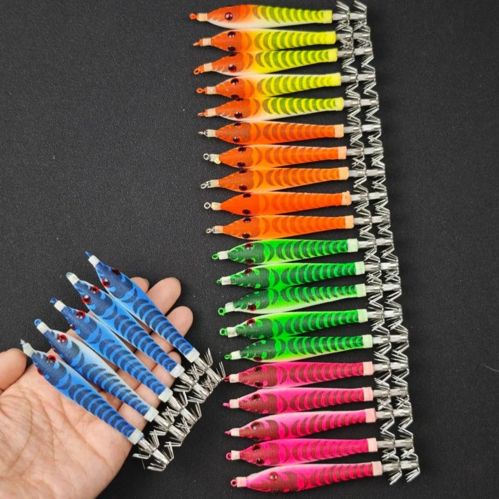 Ackibbik jig de calamar glow para pesca en agua salada - imagen 5