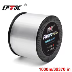 Línea FTK Monofilamento Recubierta de Fluorocarbono para Carpas