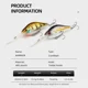 LETOYO Señuelo Crankbait flotante para agua salada – tucunaré - imagen 4