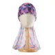 Turbante de seda elástico preanuda ajustable estampado paisley - imagen 3