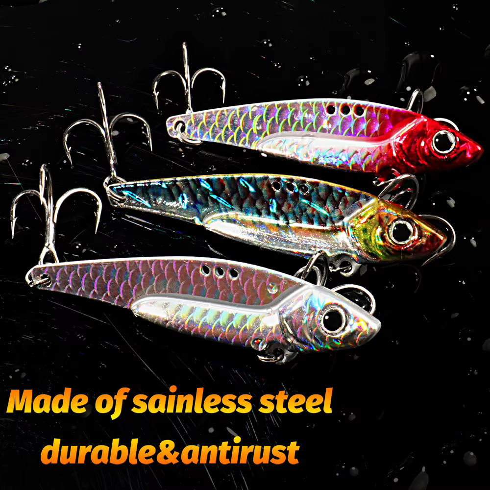 Cuchara giratoria GOBAIT hundimiento – Triple anzuelo para pesca mar - imagen 3