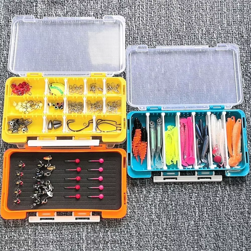 Caja de aparejos doble cara – almacenamiento modular para señuelos - imagen 2
