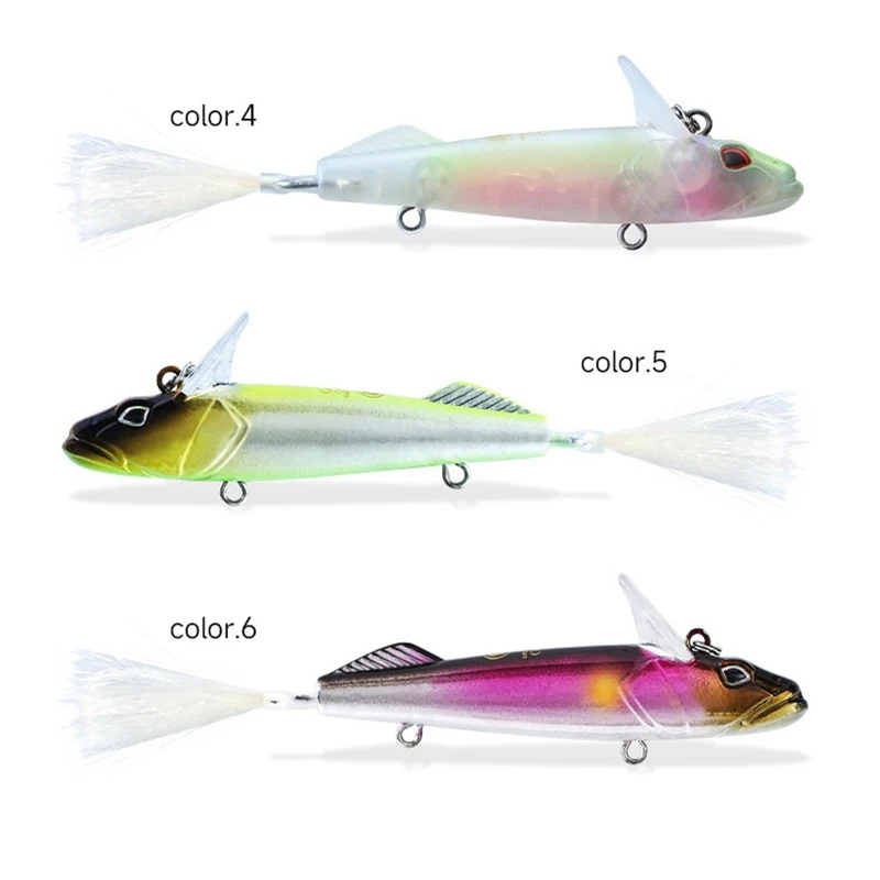 Señuelos minnow flotantes desplazamiento medio swimbait para lucio - imagen 3