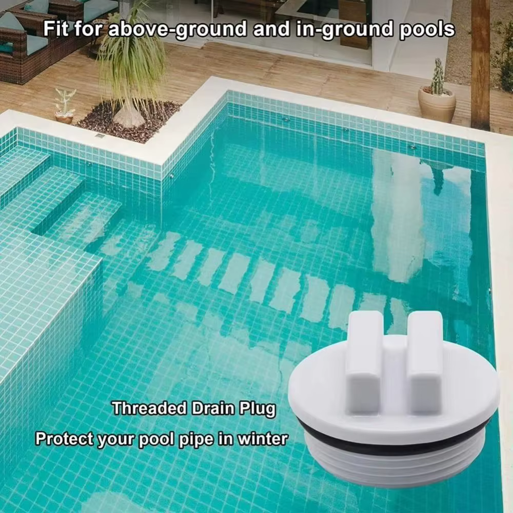 Tapón Universal de Desagüe para Piscina – A Prueba de Fugas