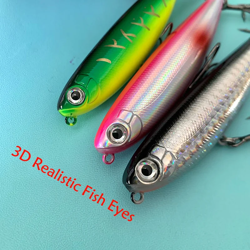 Jerkbait flotante 90mm – Andador de superficie para Lúcio y Lubina - imagen 5