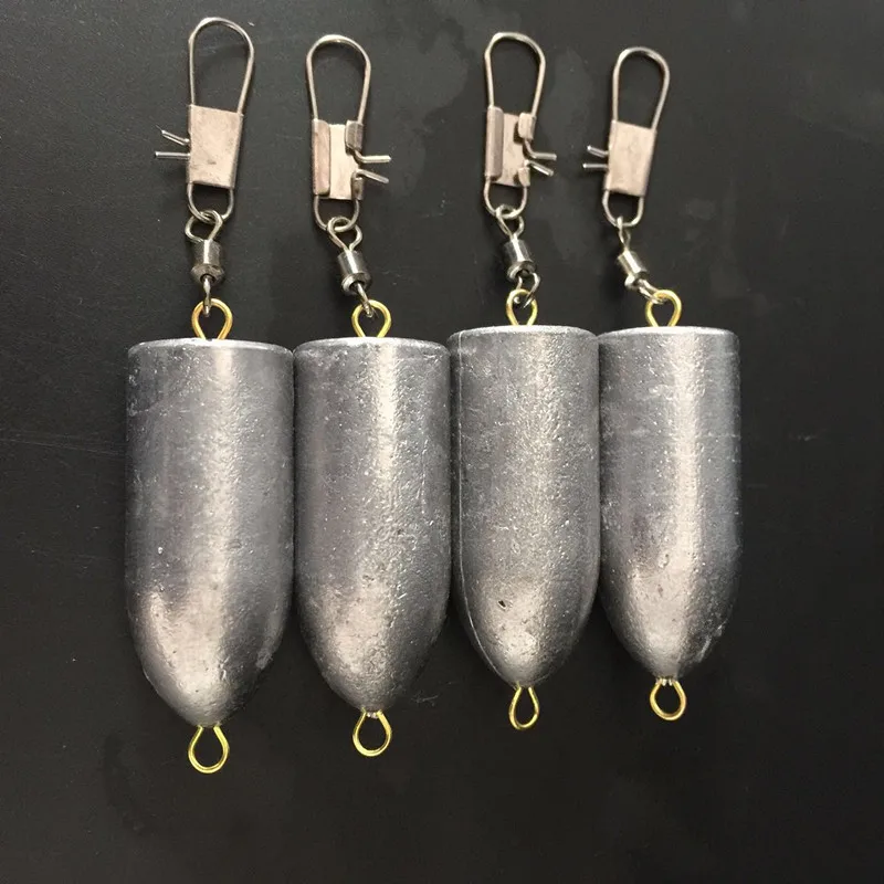 Plomos de bala de estaño para pesca marina flexibles resistentes - imagen 4