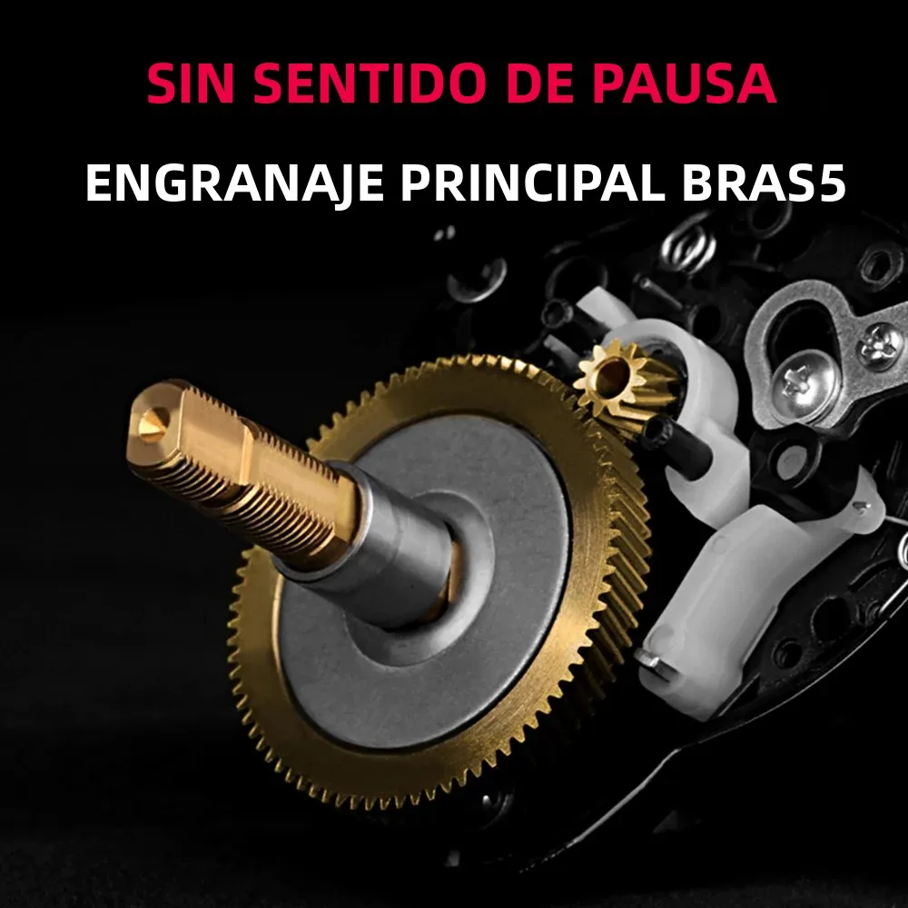 Carrete Baitcasting DEUKIO para agua salada con bobina profunda - imagen 5