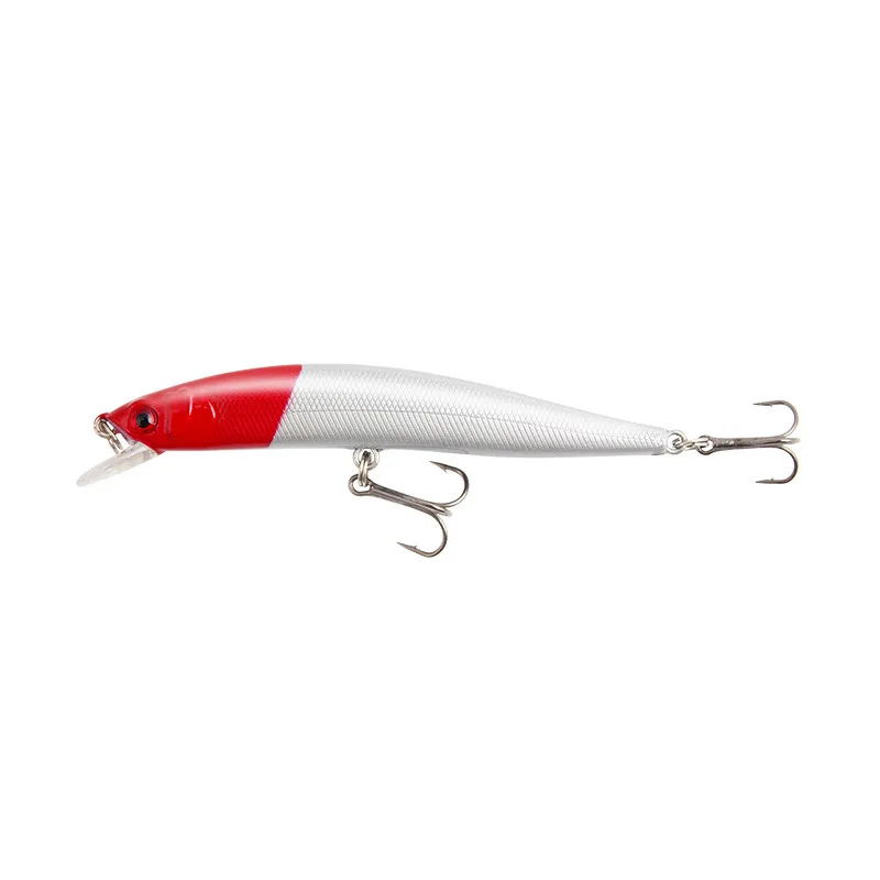 Señuelo Minnow Wobbler Swimbait Crankbait con ojos 3D - imagen 4