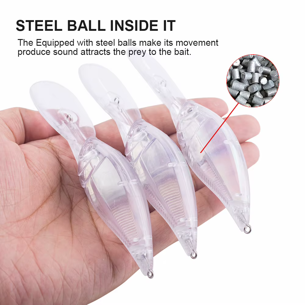 Cebo flotante Crankbait Hanlin 12cm 19,5G – Buzo de aguas profundas para lubina - imagen 5
