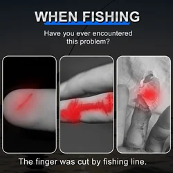 Protector de dedos Sougayilang de aleación ligera, para pesca salada